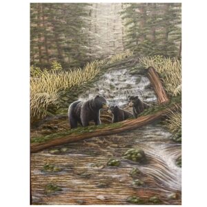 Fishing Lessons Original Oil Painting
